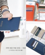 【凱迪菈克的貓】RB010 韓國特搜質感多收納長夾式護照包